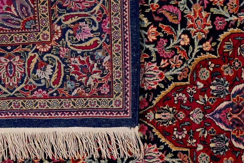 Kashan · Handgeknüpft – Beige, 200x134 cm
