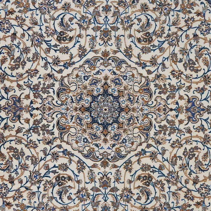 Nain 9La · Handgeknüpft – Beige, 303x210 cm