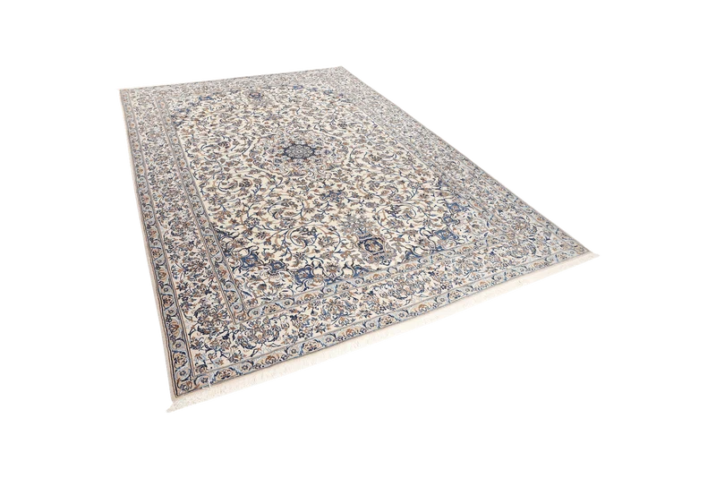 Nain 9La · Handgeknüpft – Beige, 303x210 cm