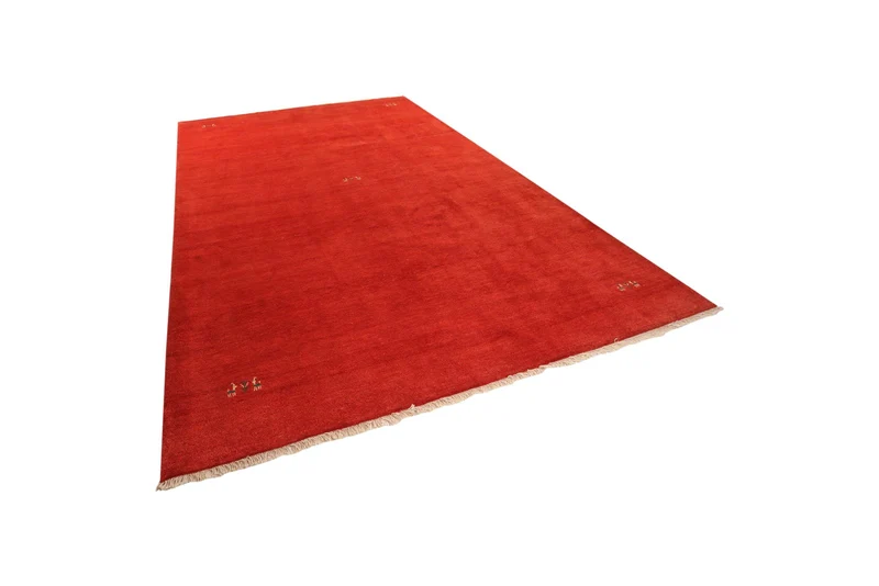 Gabbeh · Handgeknüpft – Rot, 356x253 cm