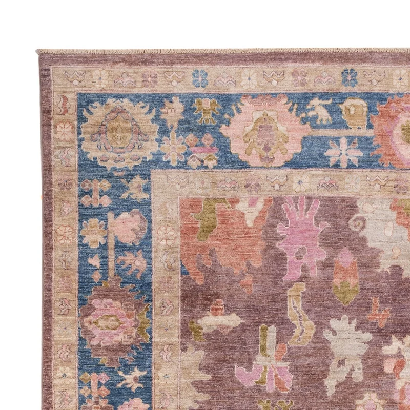 Usak Teppich 204x292cm - Orientteppich - dunkelrot