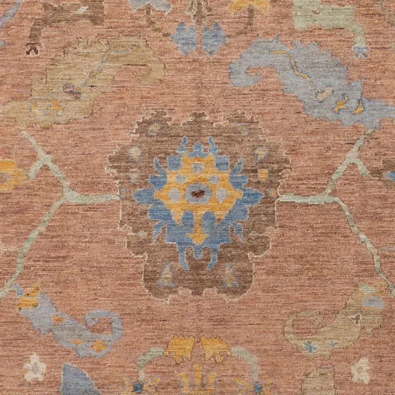Ziegler Teppich - Usak - 206 x 297 cm - dunkelbeige