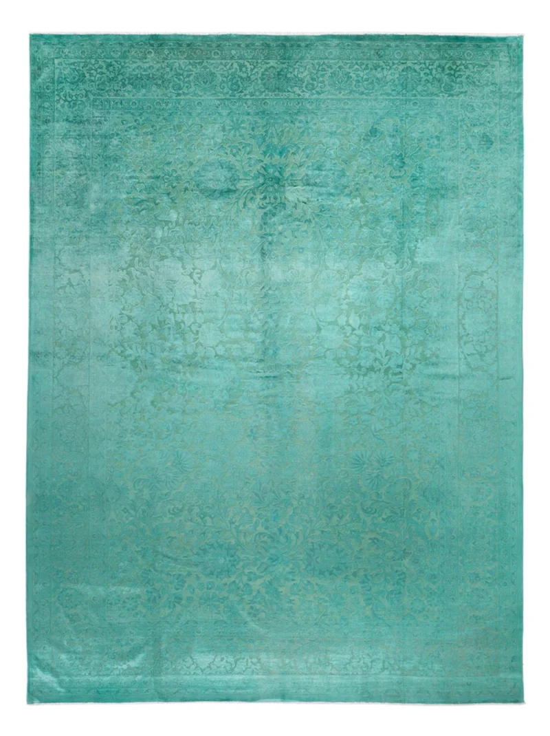 Designer Teppich 311x428cm - grün