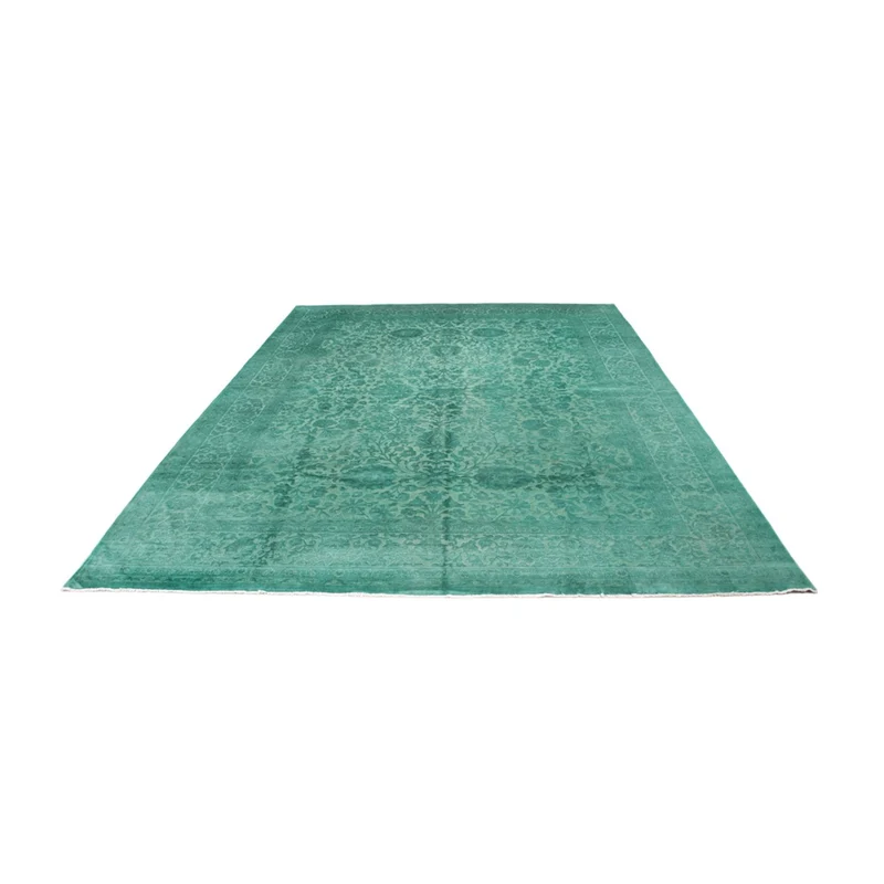 Designer Teppich 311x428cm - grün