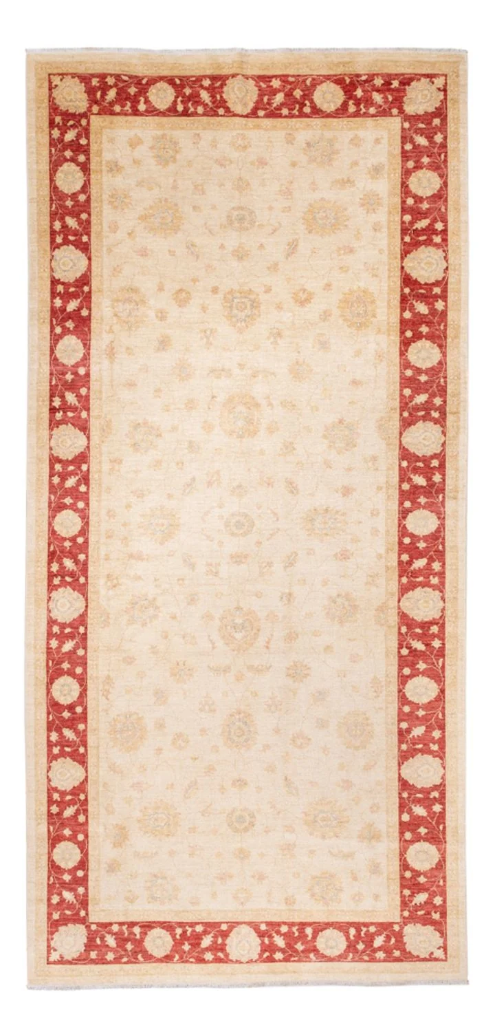 Ziegler Teppich 198x412cm - Orientteppich - beige