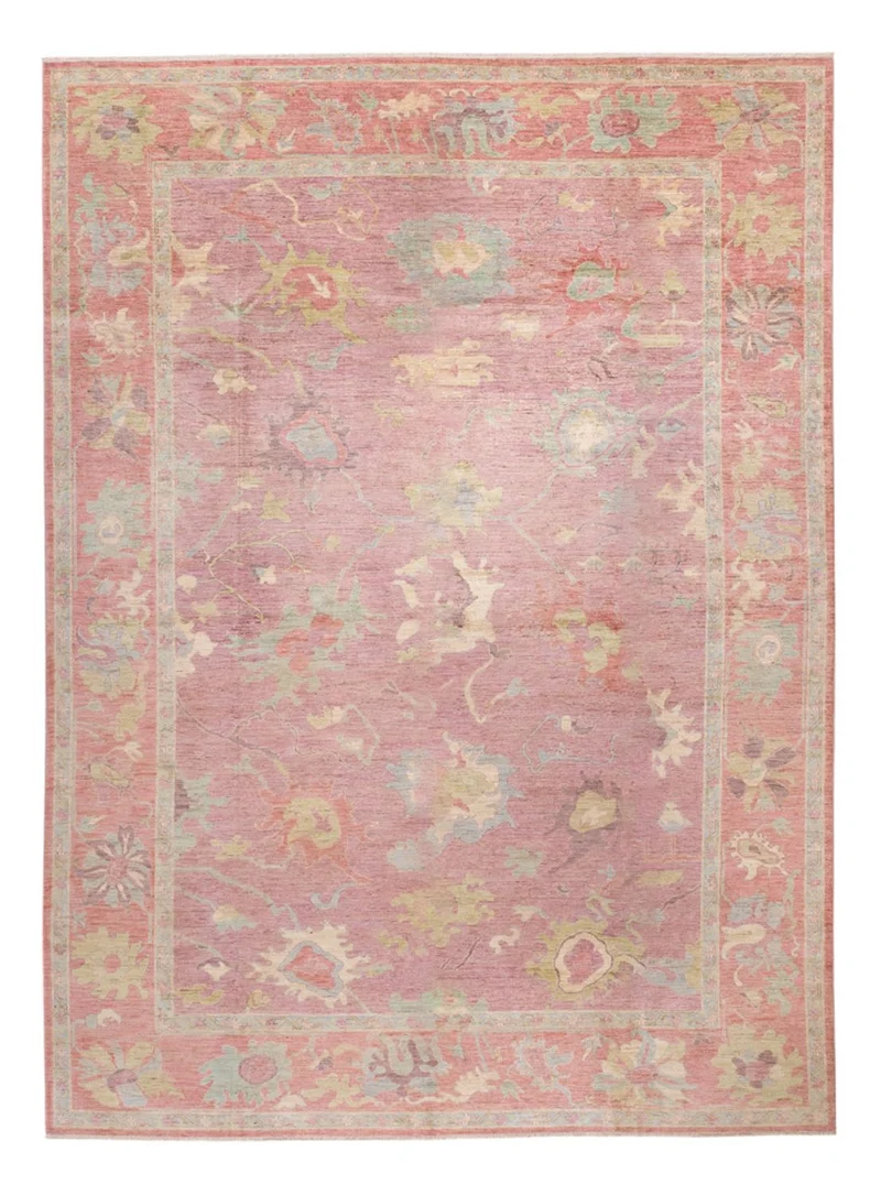Usak Teppich 295x416cm - Orientteppich - hellrot