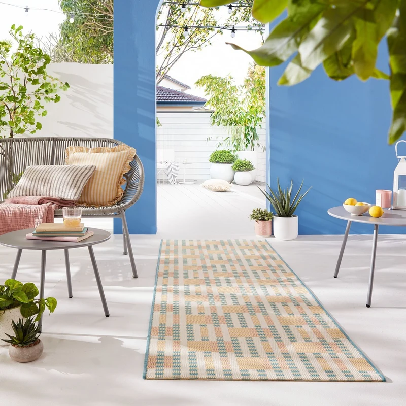 Balkonteppich - Villo Check Bunt