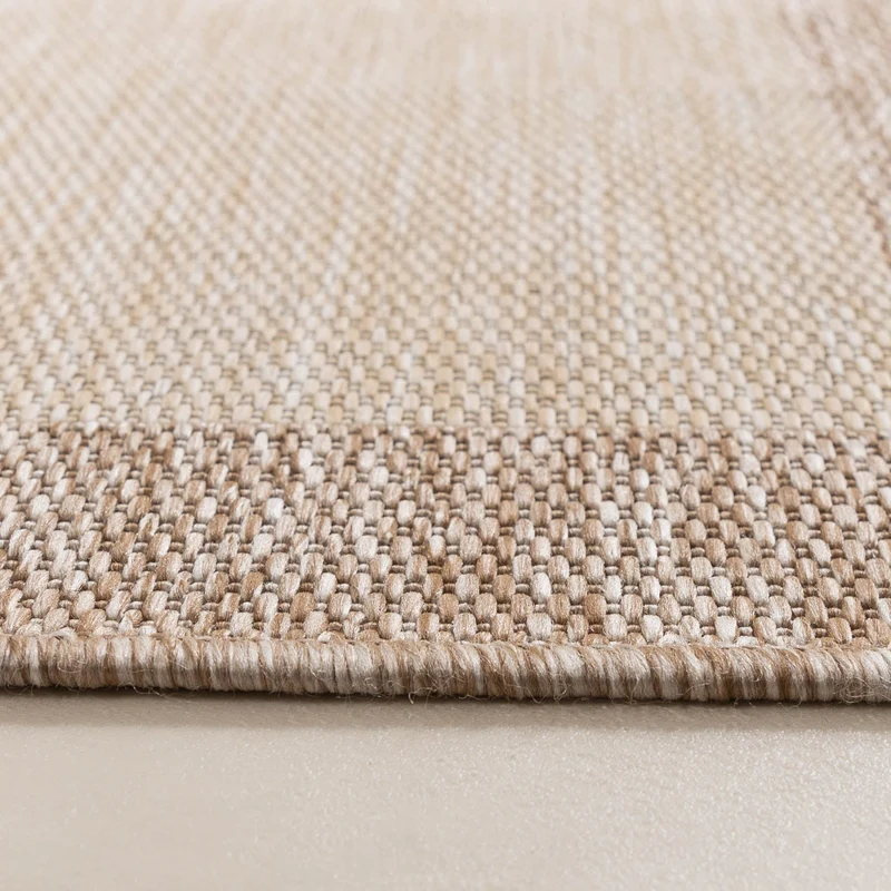 Balkonteppich - Sierra Border Creme Beige