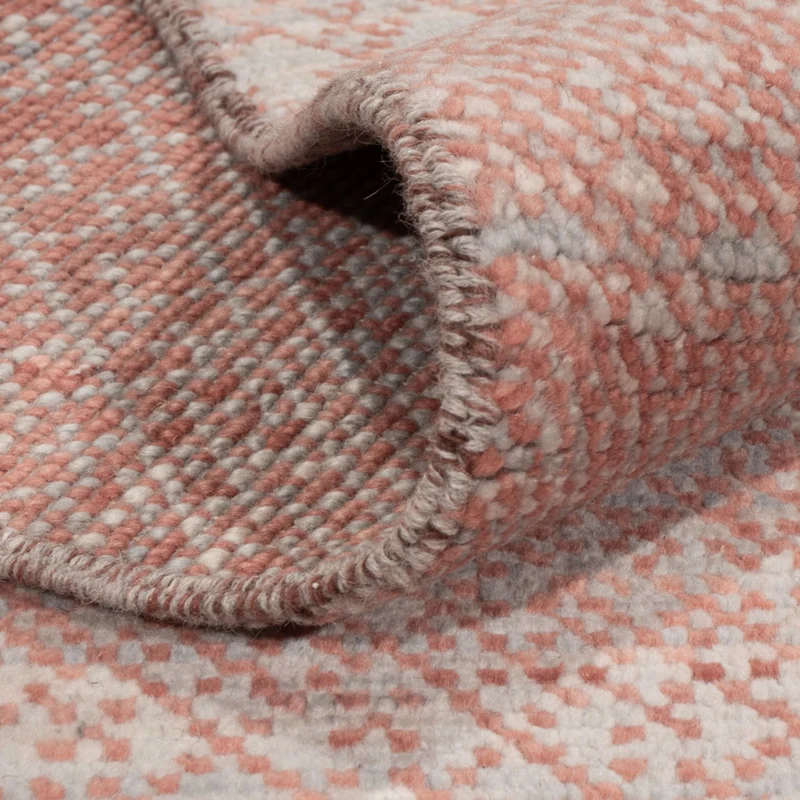 Designer Teppich 276x368cm - hellrot