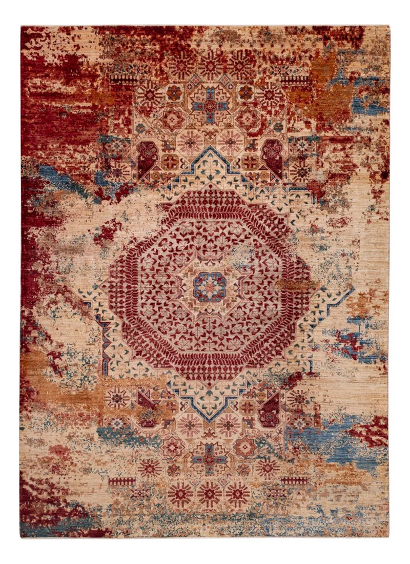 Designer Teppich 249x340cm - mehrfarbig