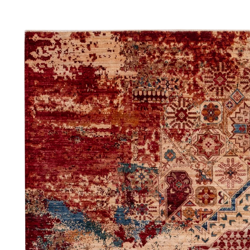 Designer Teppich 249x340cm - mehrfarbig