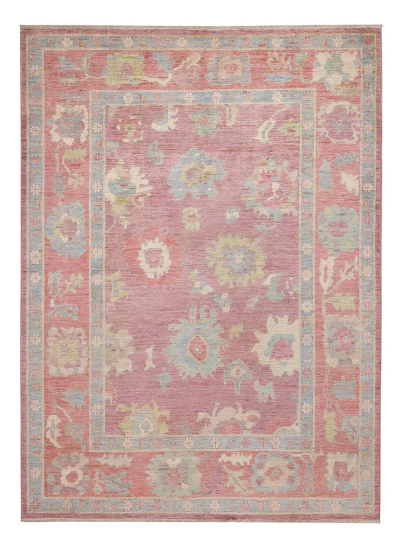 Usak Teppich 172x240cm - Orientteppich - hellrot