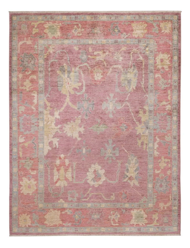 Usak Teppich 170x224cm - Orientteppich - hellrot