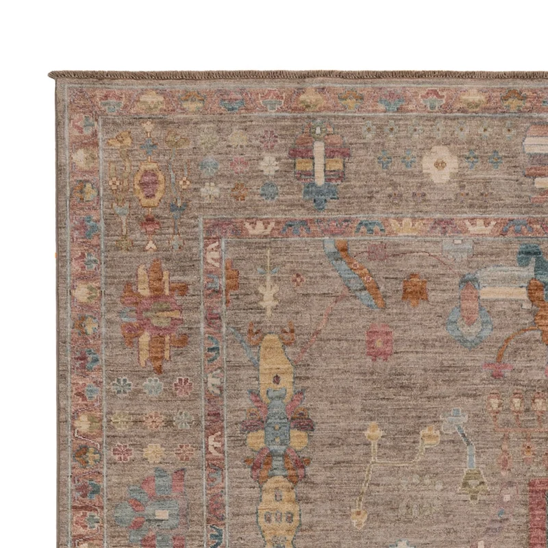 Ziegler Teppich - Usak - 204 x 301 cm - dunkelbeige