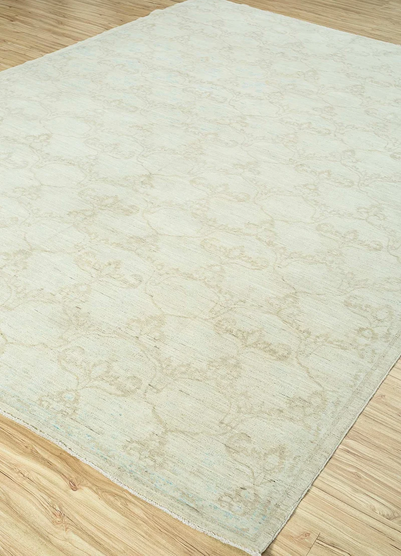 Wollteppich - 188 x 268 cm - creme