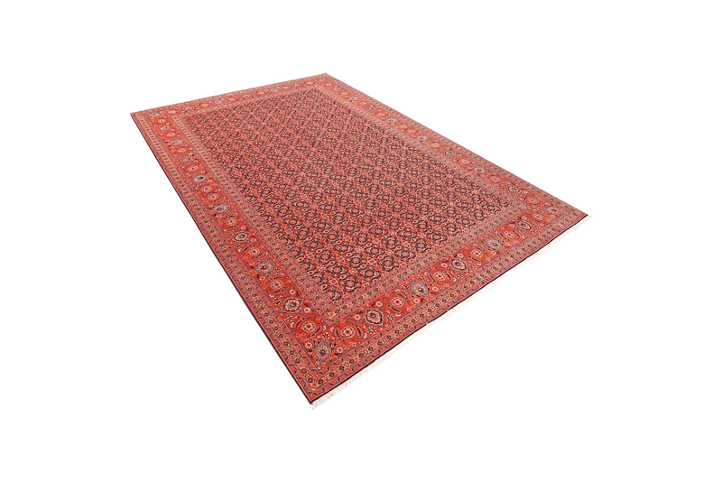 Tabriz 50 Raj · Handgeknüpft – Schwarz, 297x202 cm