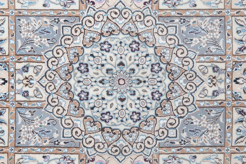 Nain 9La · Handgeknüpft – Beige, 235x146 cm