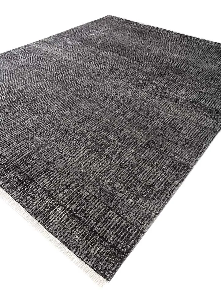 Wollteppich - 240 x 300 cm - grau
