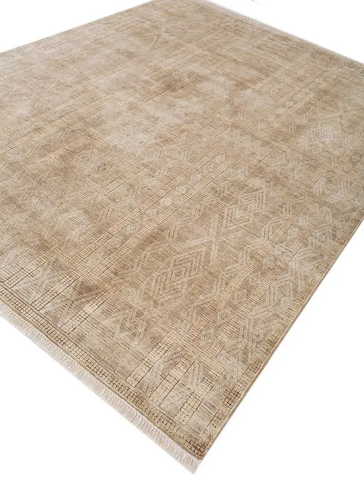 Designer Teppich - 240 x 300 cm - beige