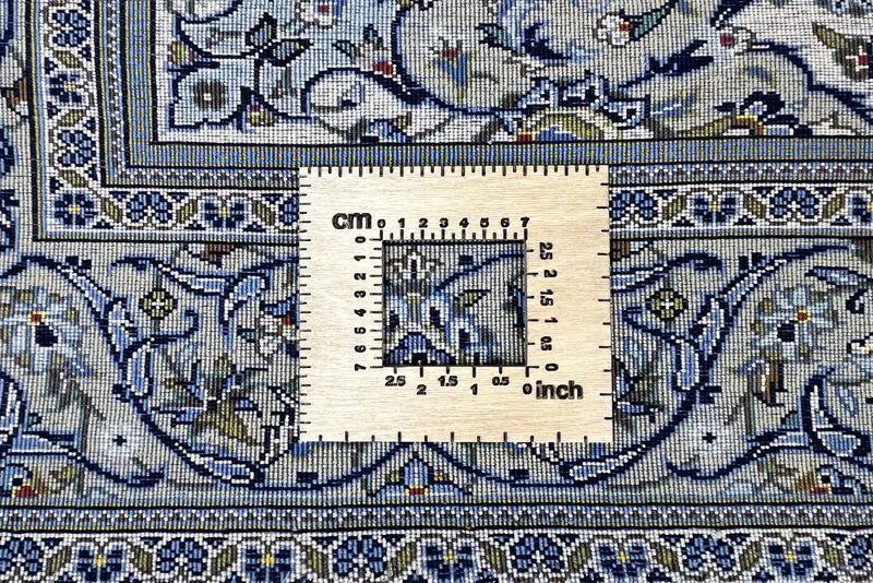 Kashan · Handgeknüpft – Beige, 193x143 cm