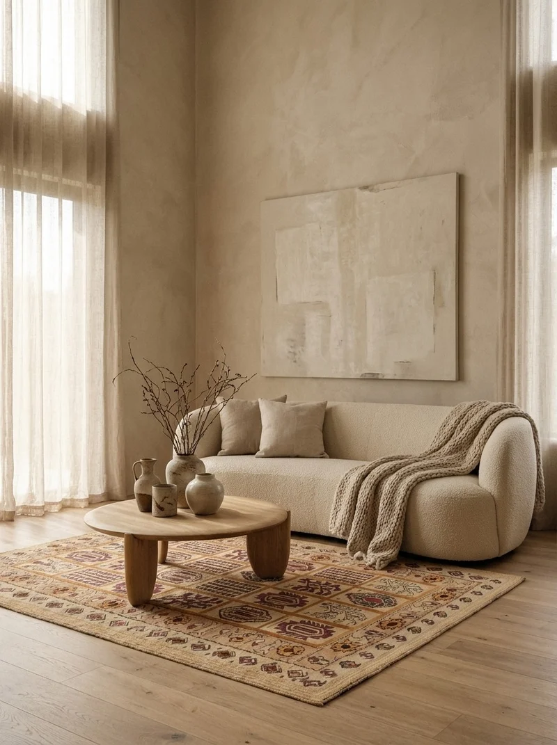 Kelim Belutch · Handgewebt – Beige, 175x132 cm