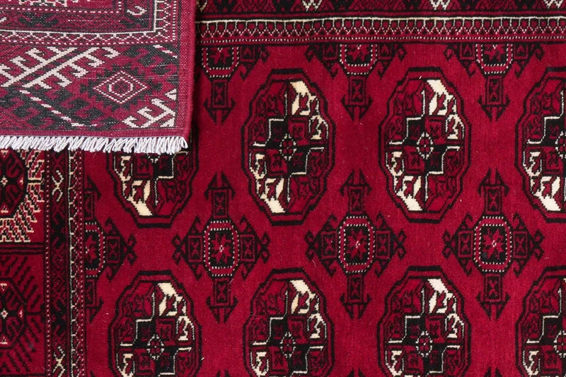 Turkman · Handgeknüpft – Rot, 286x199 cm