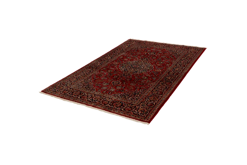 Kashan · Handgeknüpft – Rot, 219x138 cm