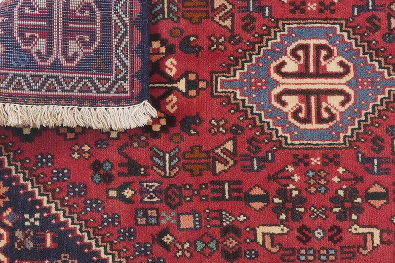 Abadeh · Handgeknüpft – Rot, 99x59 cm