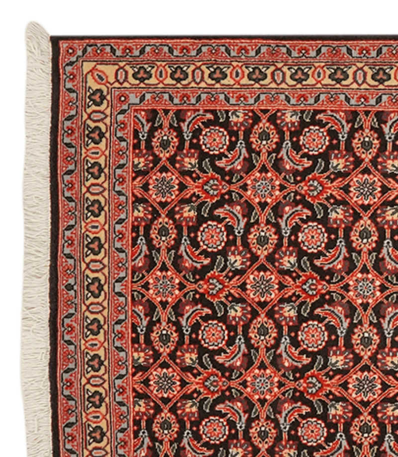 Tabriz 50 Raj · Handgeknüpft – Blau, 198x66 cm