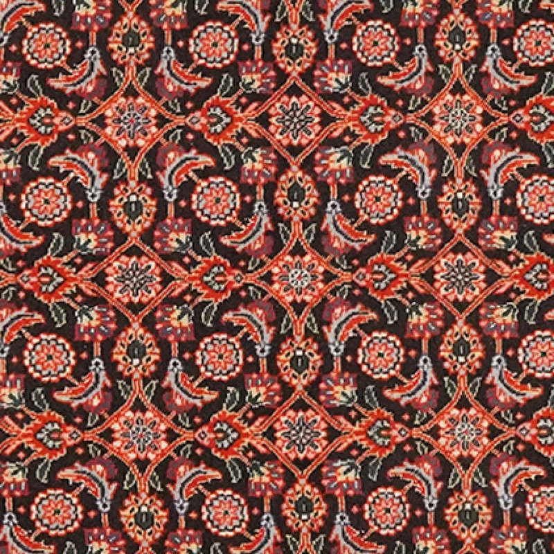 Tabriz 50 Raj · Handgeknüpft – Blau, 198x66 cm