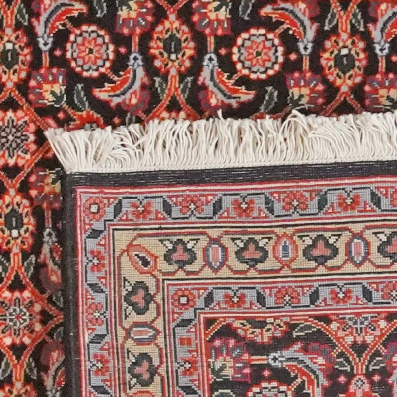 Tabriz 50 Raj · Handgeknüpft – Blau, 198x66 cm