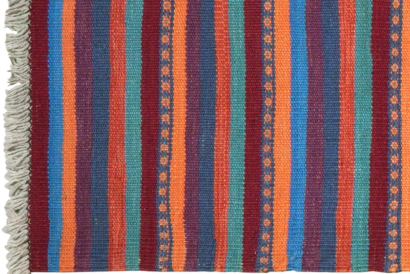 Kelim Gashgai · Handgewebt – Bunt, 195x58 cm