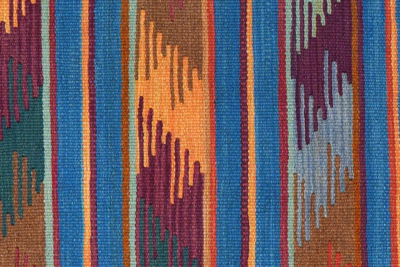 Kelim Gashgai · Handgewebt – Bunt, 197x62 cm