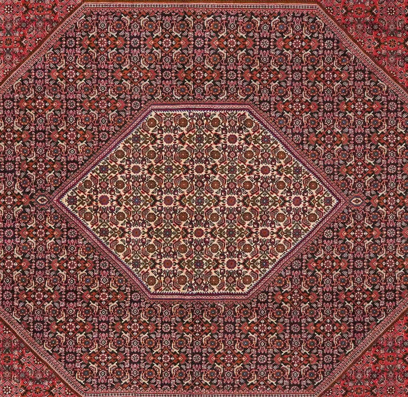 Bidjar · Handgeknüpft – Blau, 298x208 cm