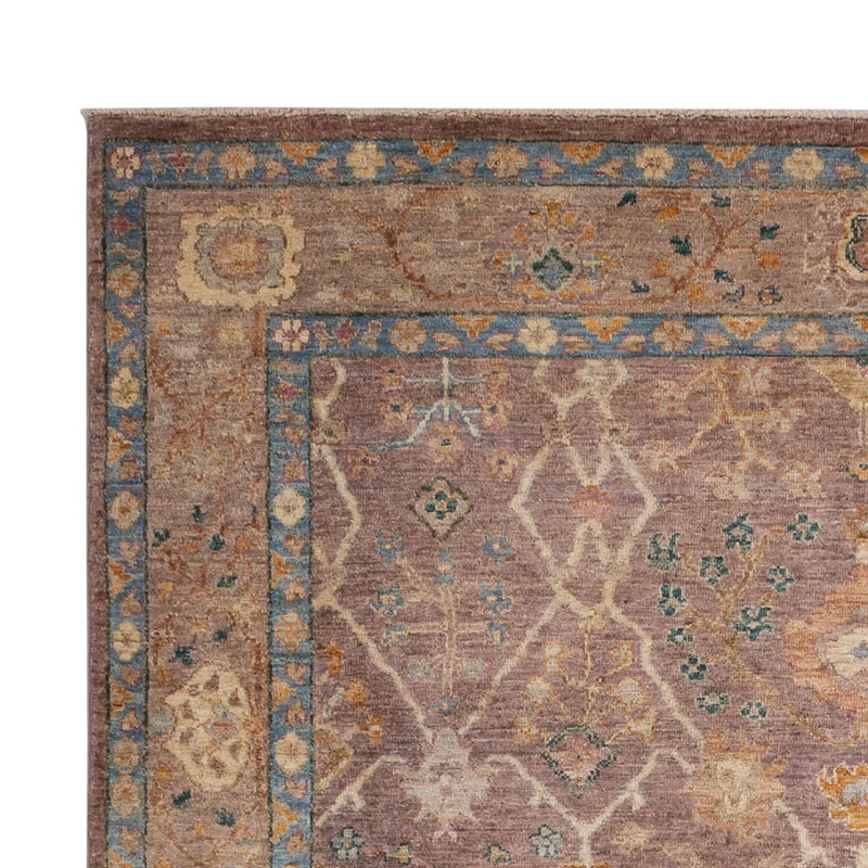 Usak Teppich 173x240cm - Orientteppich - dunkelbeige