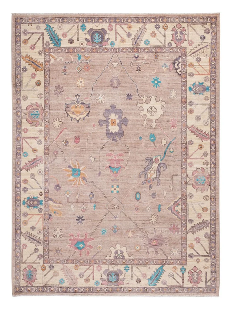 Usak Teppich 177x240cm - Orientteppich - hellrot