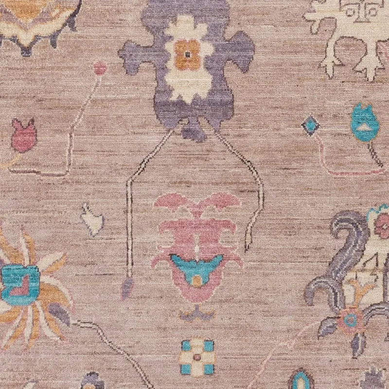 Usak Teppich 177x240cm - Orientteppich - hellrot