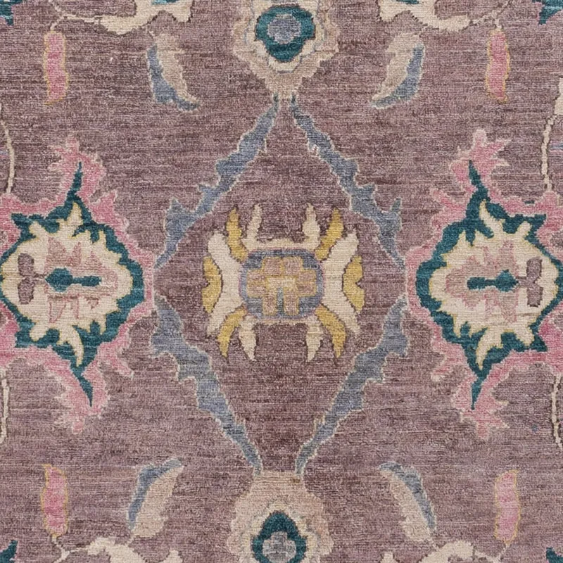 Usak Teppich 161x233cm - Orientteppich - lila