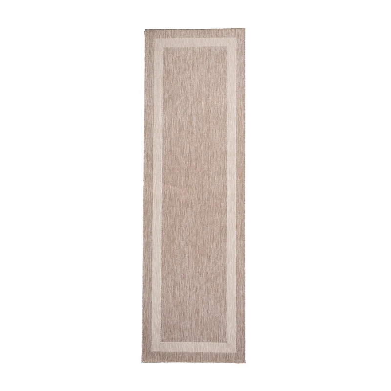 Balkonteppich - Sierra Border Beige Creme