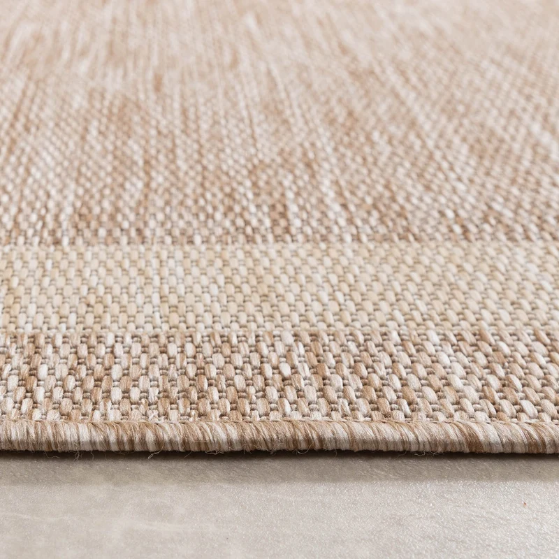 Balkonteppich - Sierra Border Beige Creme