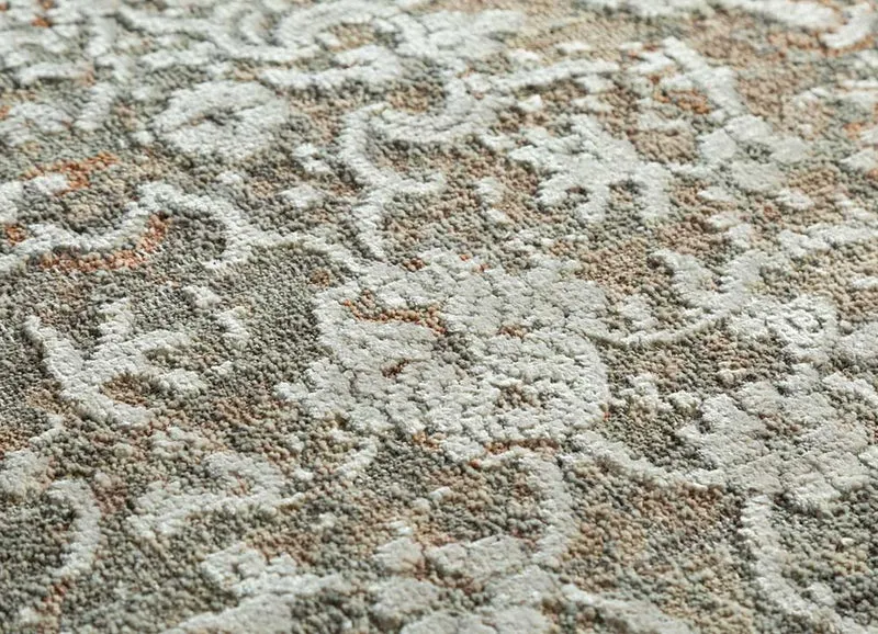 Wollteppich - 240 x 300 cm - grau