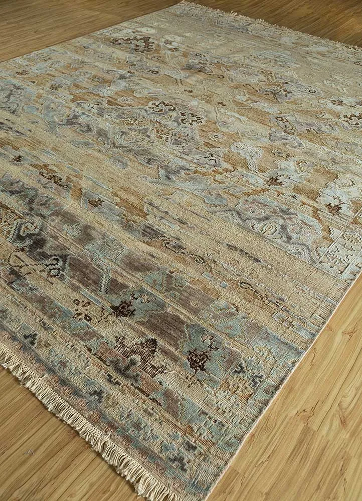 Wollteppich - 240 x 300 cm - beige