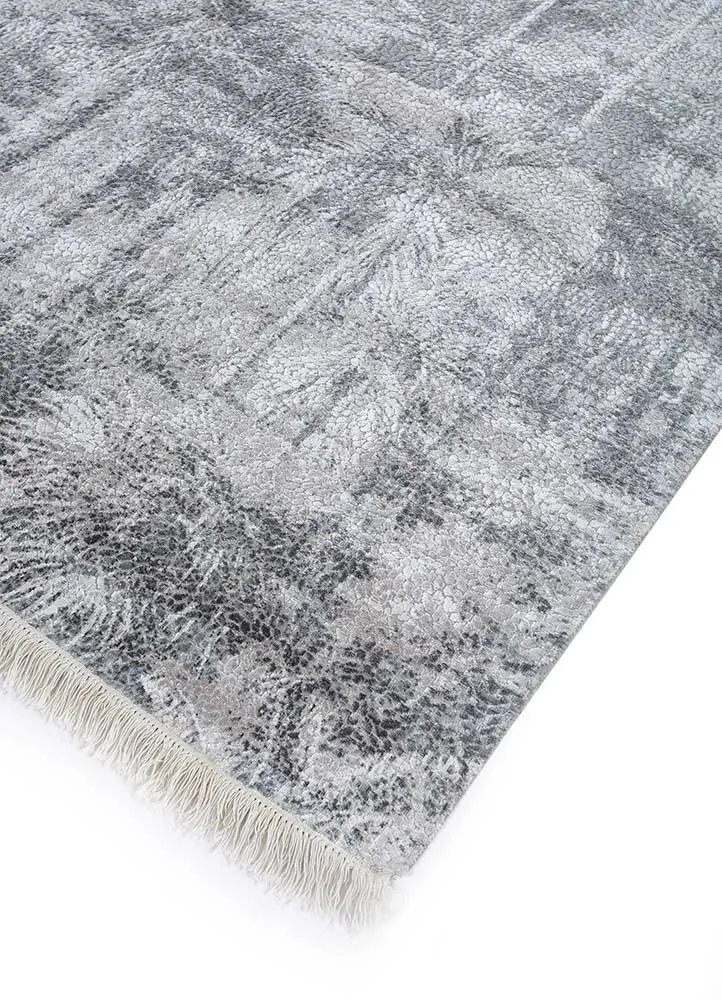 Designer Teppich - 240 x 300 cm - silber