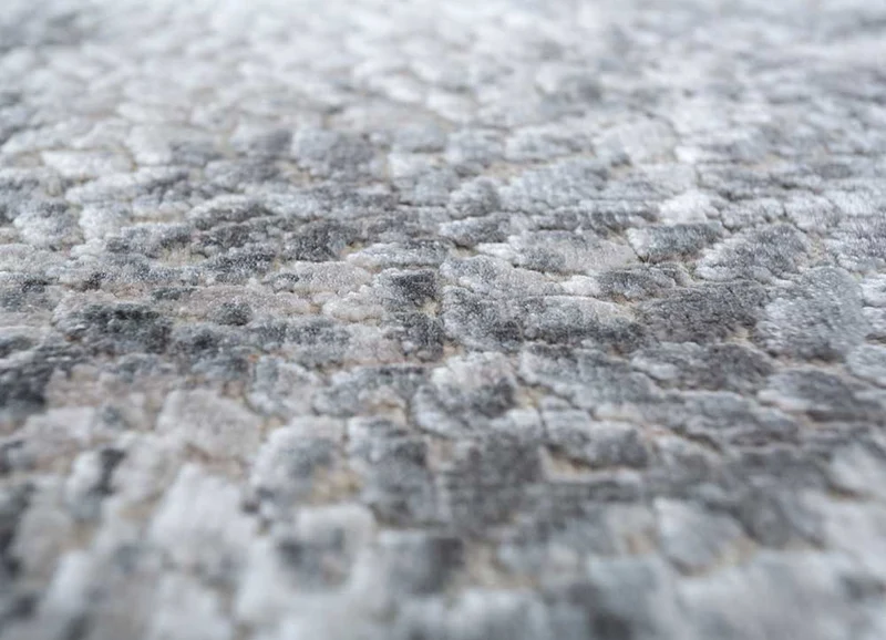 Designer Teppich - 240 x 300 cm - silber