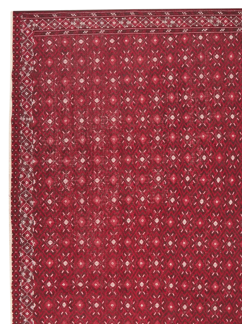 Kelim Turkman · Handgewebt – Rot, 366x246 cm