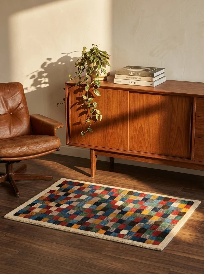 Rizbaf · Handgeknüpft – Bunt, 119x85 cm