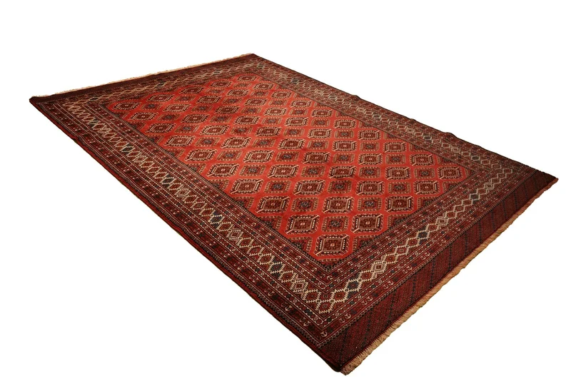 Turkman · Handgeknüpft – Rot, 292x213 cm