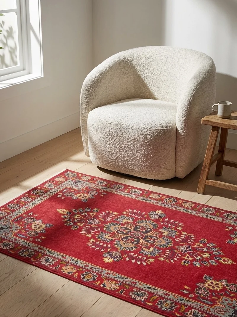 Kashan · Handgeknüpft – Rot, 65x101 cm