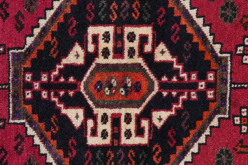 Gashgai · Handgeknüpft – Rot, 159x123 cm