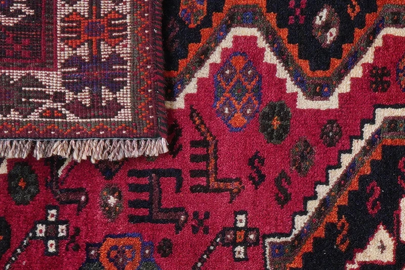 Gashgai · Handgeknüpft – Rot, 159x123 cm